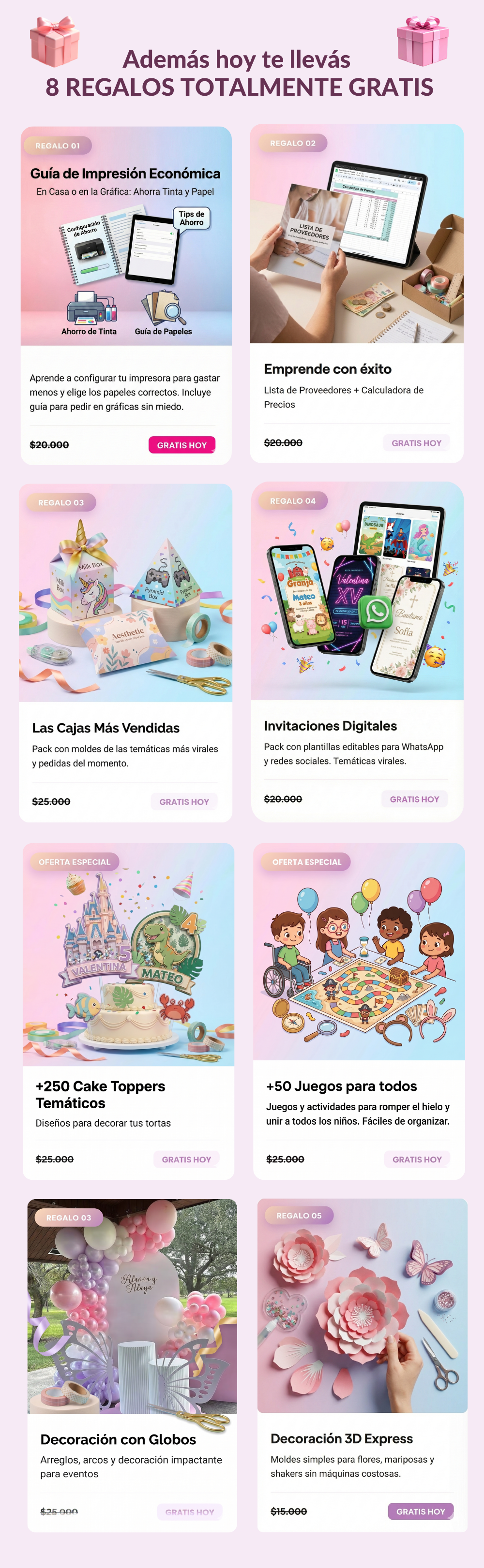 Bonos del kit